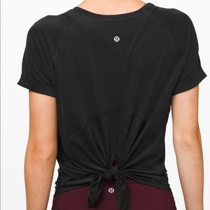 Open Up Tie Back Tee